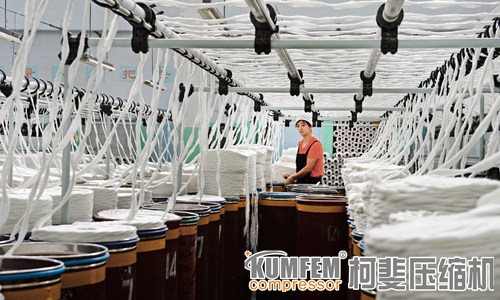 博萊特空壓機在紡織行業的運用